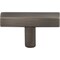 Jeffrey Alexander 2" Brushed Pewter Dominique Cabinet "T" Knob 845T-BNBDL - alternate 2
